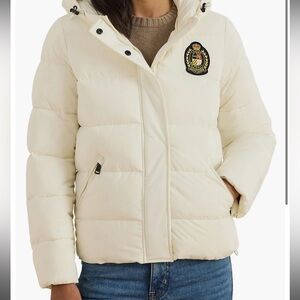 Ralph Lauren Womens Crested Puffer Jacket